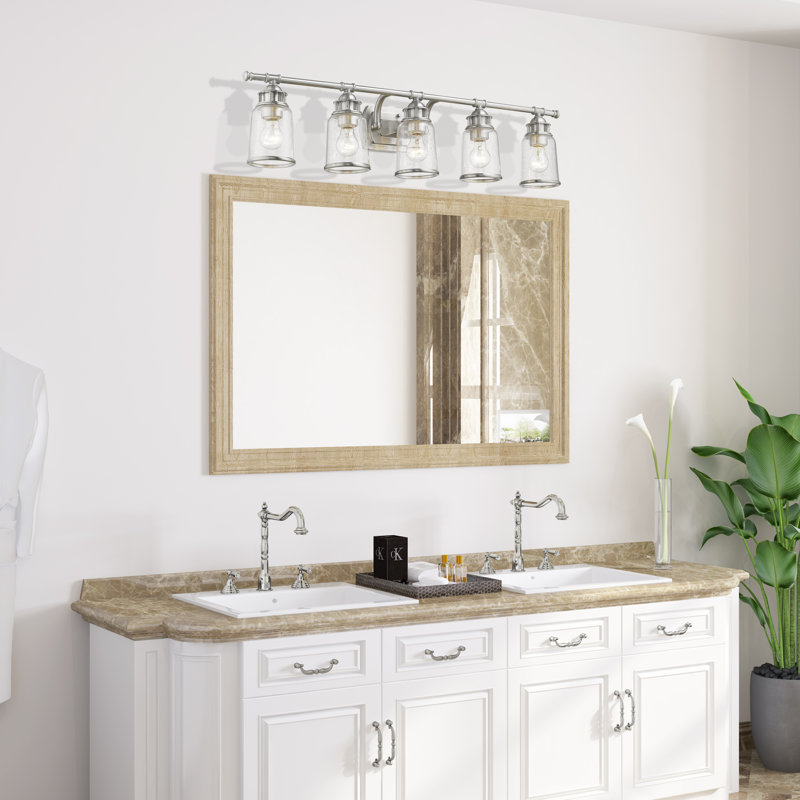 Derrick 5 - Light Dimmable Vanity Light, Brushed Nickel