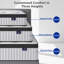 Matelas hybride en mousse à mémoire de forme 10 po Alwyn Home-1023281919-1014696628