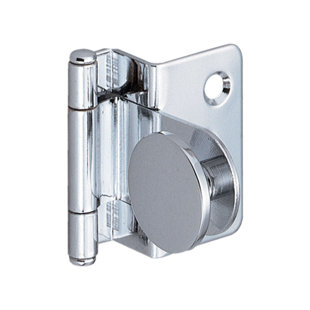 Sugatsune Chrome Plated Half Overlay Glass Door Hinge For Glass Or Acrylic Display Doors