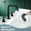 Robinet pour salle de bain à poignée large-75501948
