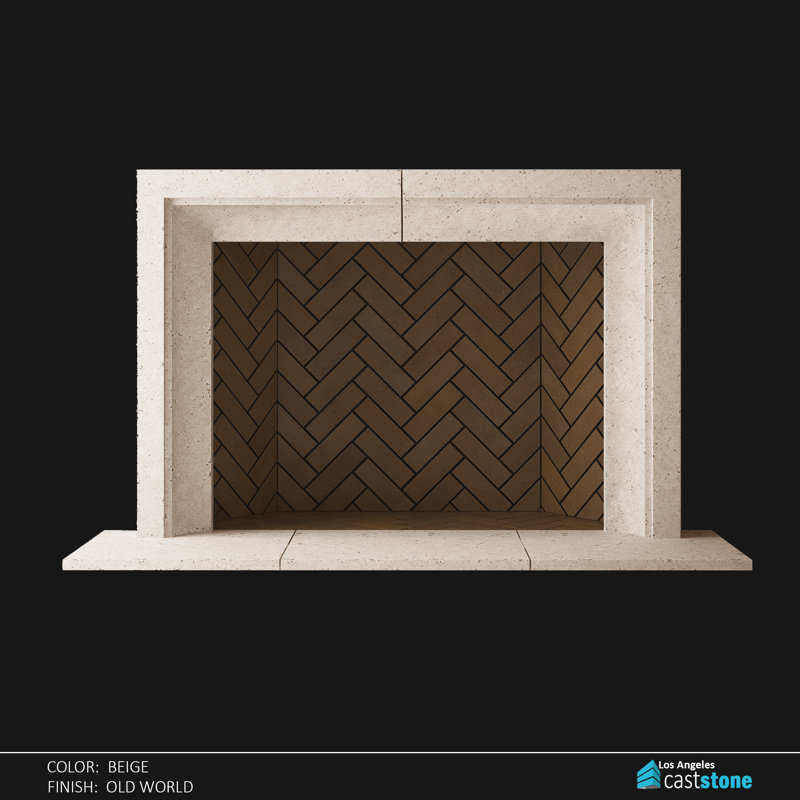 Rio Fireplace Surround, Beige Old World