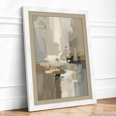Layered Forms Minimalist - Framed Print