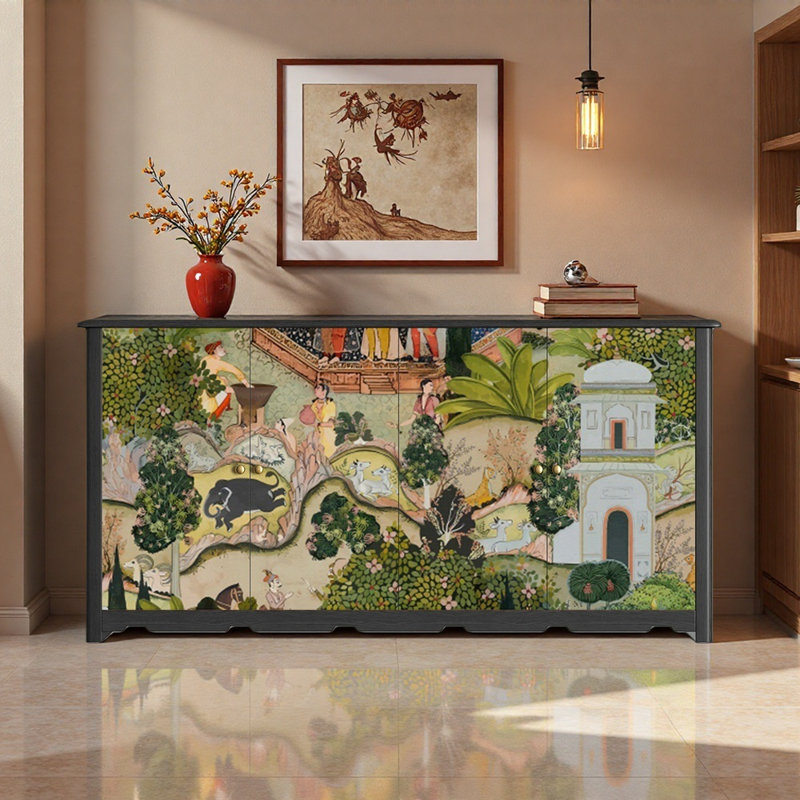 Buffet haut de gamme et multifonctionnel, Noir