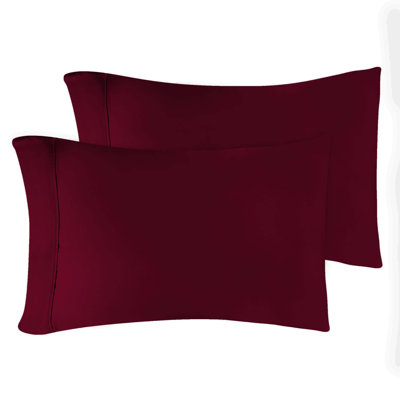 Adori Cassius Certified Egyptian Cotton 400 Thread Count Solid Luxury Pillowcase Set