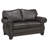 Jettie 66" Genuine Leather Rolled Arm Loveseat-1337523911