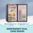 Simzlife 3.2 cu. ft. Freestanding Small Fridge with Freezer for Dorm, College, Office-99303945