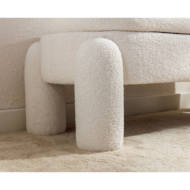 Adryann Plastic Storage Bench