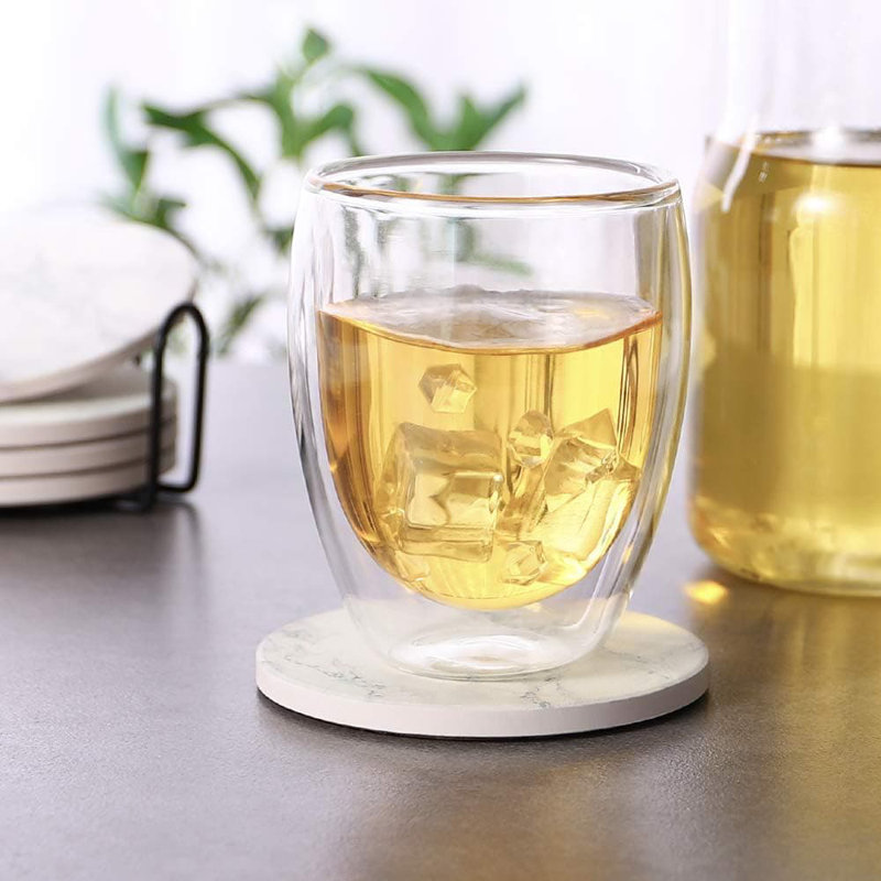 Coasters with Holder Cork Base for Cups