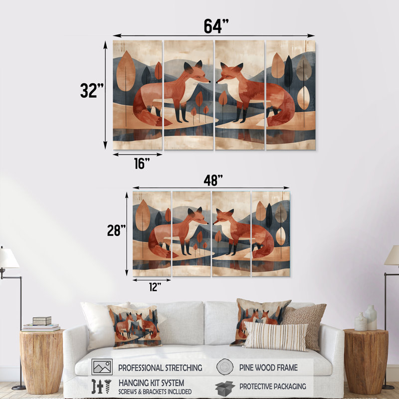 Ensemble de salon mural Clardy, H 28 po x l 48 po