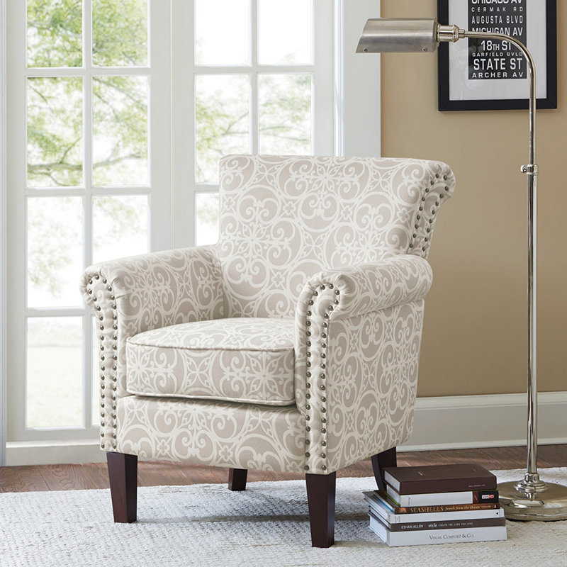 Fauteuil club à dossier serré