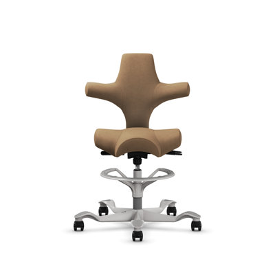 Fauteuil réglable en hauteur avec repose-pieds HœG Capisco