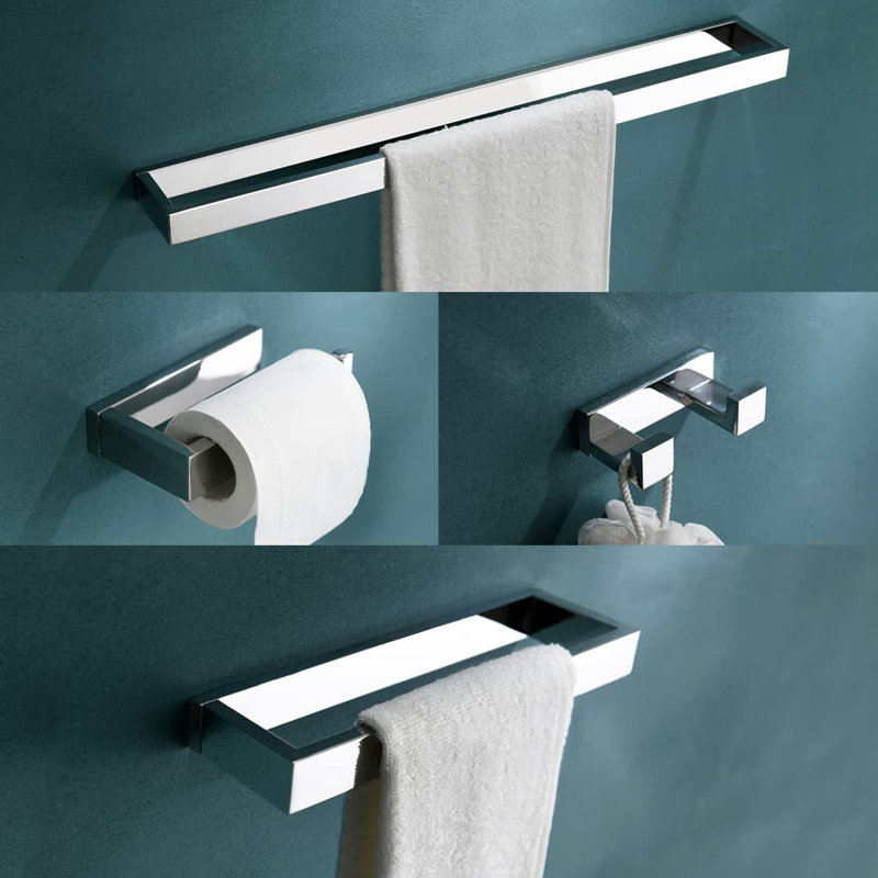 4 Pieces Bathroom Hardware Accessories Set
