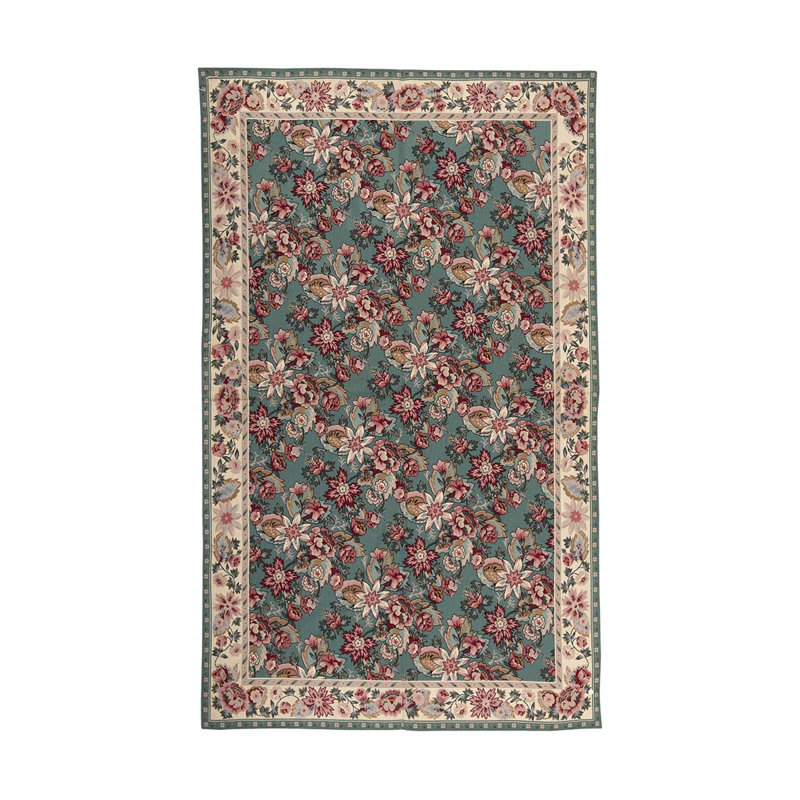 Handmade Wool Floral Area Rug