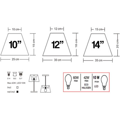 Cotton Cone Lamp Shade ( Uno )