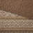 5 Piece Reversible Jacquard Bedspread Set Brown/Gold-126579610