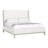 Michael Weiss Upholstered Wingback Bed