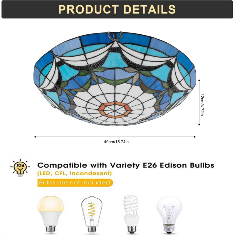 Merritt  3-Lights 16 Inch Ceiling Light