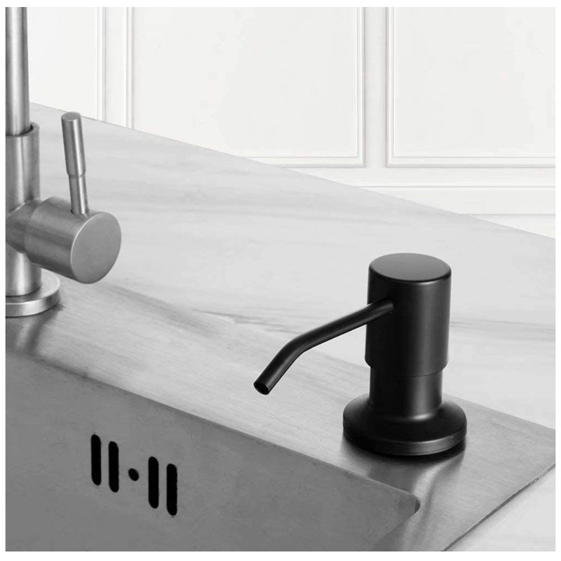 Distributeur de savon, Noir mat