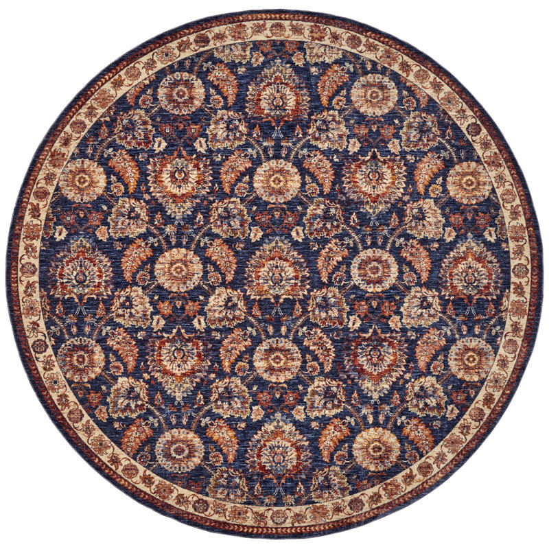 Ribeiro Oriental Indoor Rug, Round 5'