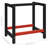 Work Bench Frame Metal Black and Red-714328465
