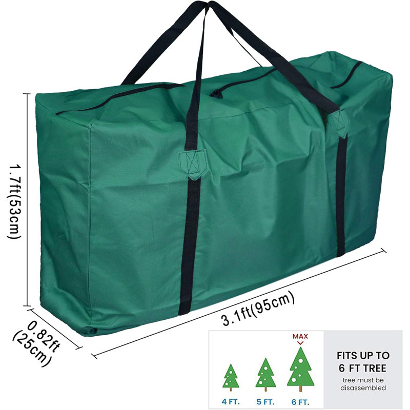 Rangement pour arbre de Noël H 20,86 po x l 37,4 po x P 9,84 po