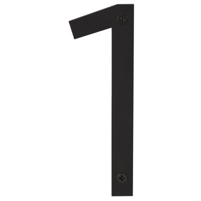 Stainless Steel house number, 6"