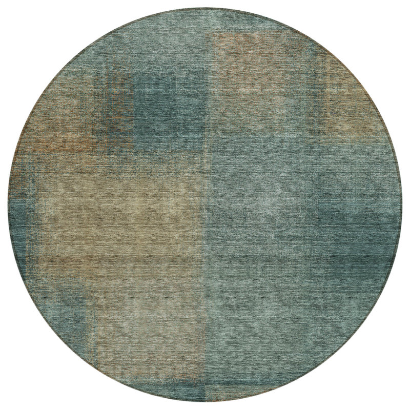 Tapis d'extérieur rond 8 pi