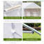 Halen Walk-In Polytunnel Greenhouse With Galvanised Steel Frame And Waterproof Cover