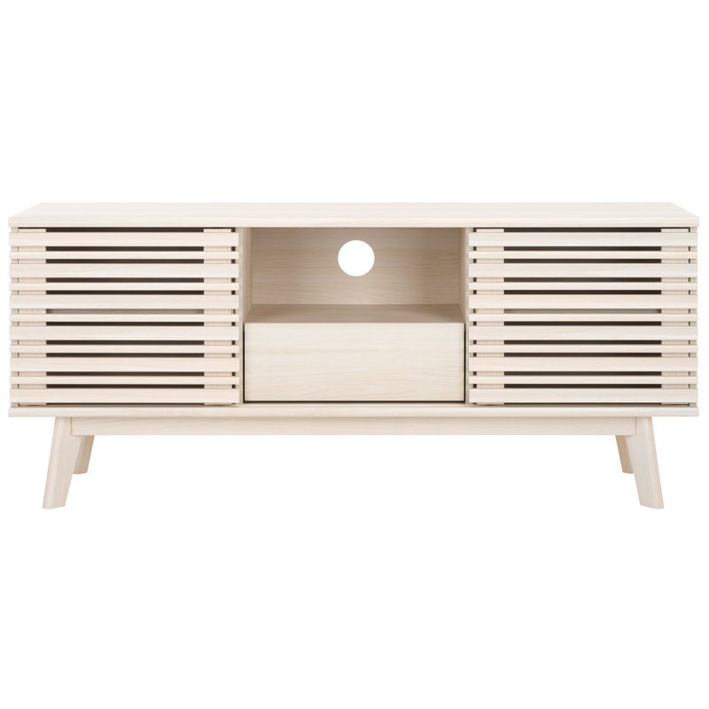 Calleen TV Stand for TVs up to 60", Bleached White