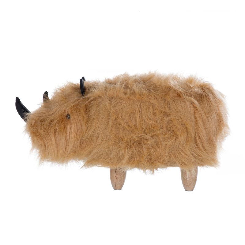 Shelva Solid Wood Accent Stool