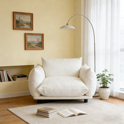 Canapé modulaire modulaire - siège simple, canapé de siège moderne et profond avec coussin épais, rembourré d'une éponge à haute résilience, canapé convertible rembourré pour le salon, le bureau, l’appartement
