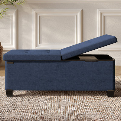 Vérrant Fabric Storage Ottoman Bench