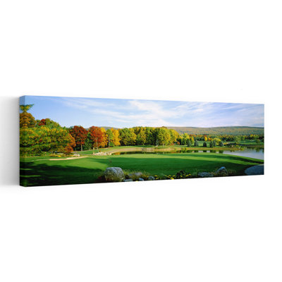 Golf Course Penn National Golf Club Fayetteville Franklin County Pennsylvania USA by Chris John/PDI - Wrapped Canvas Panoramic Print