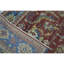 Wool Oriental Area Rug in Rust/Dark Blue