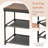 Lowan 16'' W Metal Nightstand