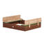 AXI Ella 120cm x 20cm Solid Wood Square Sandbox with Cover