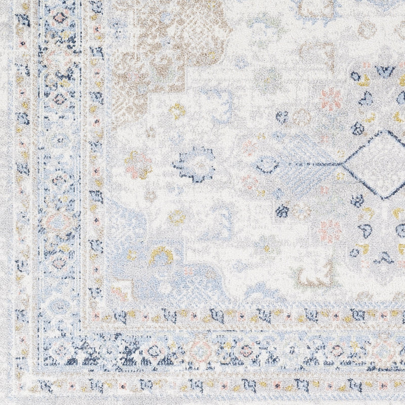 Benfield Washable Oriental Indoor Rug, Rectangle 7'10" x 10'