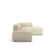 Chaise modulaire large de 116 po Winnie