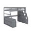 Lit mezzanine double avec tiroirs et bureau-33994213-33994235