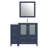 Brescia 42" Single Sink Freestanding Bathroom Vanity with Ceramic Top and Matching Mirror-62326217