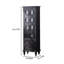 Armoire sur pied en bois massif noir