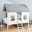 Lit mezzanine simple en bois