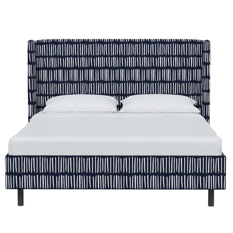 Latrobe Upholstered Wingback Bed, King