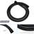 Matte Black Shower System With 12 Inch Square Rain Head And Waterfall Tub Spout For Serene Bath Experience Wall Mounted Surface & Spout,-127676751