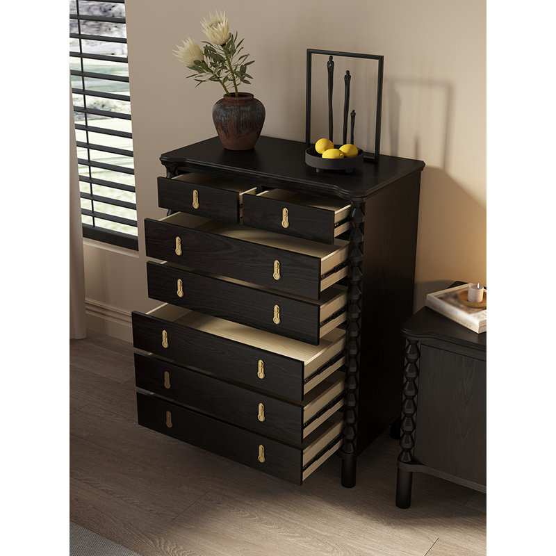 Commode d'appoint style rétro américain