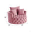 Fauteuil d'appoint pivotant Habak-858430176
