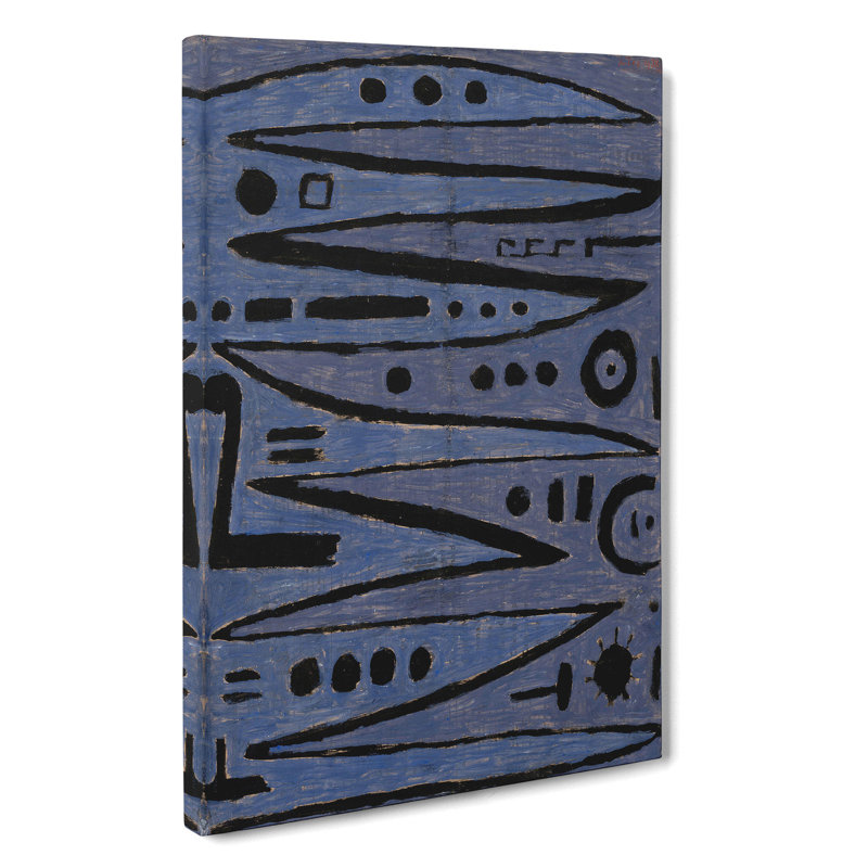 Heroic Strokes Of The Box by Paul Klee - Wrapped Canvas, 60cm H x 40cm W x 3cm D