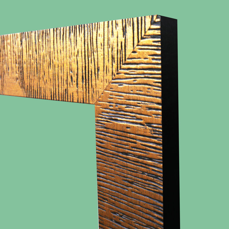 Miroir décoratif Arlinna, H 36,5 po x l 30,5 po, Bronze