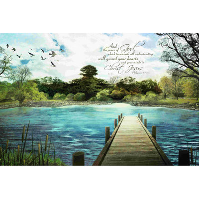«Magical Lake 2», impression sur toile tendue