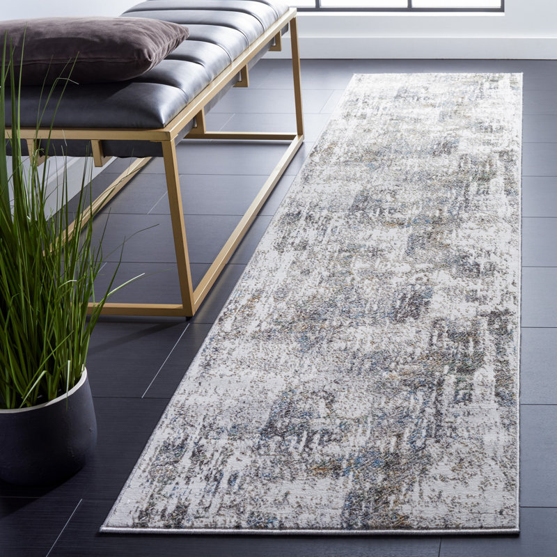 Bel Air Performance Abstract Rug, Runner 2'2" x 9'